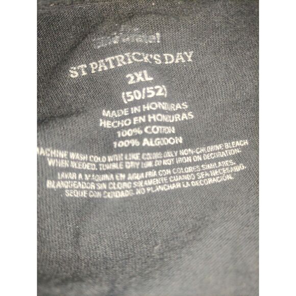 Funny Cat Leprechaun T-Shirt 2XL St. Patrick’s Day Llama Unicorn Lucky Tee - Picture 2 of 2